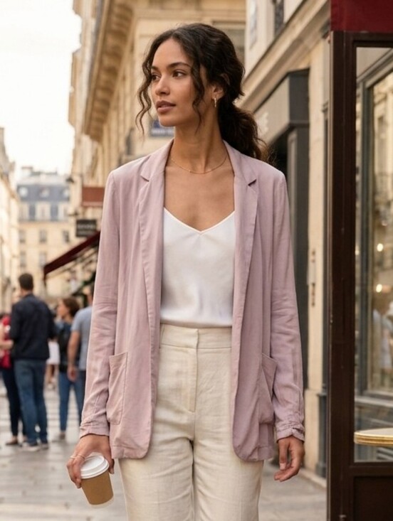 Aritzia Jackets & Blazers - Talula Aritzia Women's Minimslist Business Casual Purple Rayon Blazer Size 6